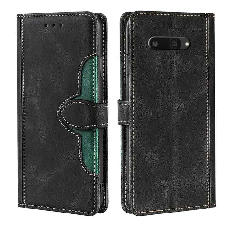 Skin Feel Magnetic Buckle Leather Phone Case, For Kyocera Basio Active3, For Kyocera Digno SX4 5G, For Kyocera Digno SX3-KYG02