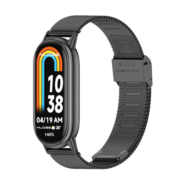 Mijobs Milan Buckle Metal Stainless Steel Watch Band