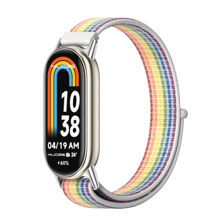 Mijobs Breathable Nylon Loop Watch Band