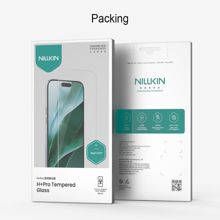 NILLKIN H+Pro 0.2mm 9H Explosion-proof Tempered Glass Film, For Redmi K90, For Redmi K90 Pro Max, For Xiaomi Redmi K60 Ultra, For Xiaomi Redmi K70 / K70 Pro, For Xiaomi Redmi Note 12 Turbo