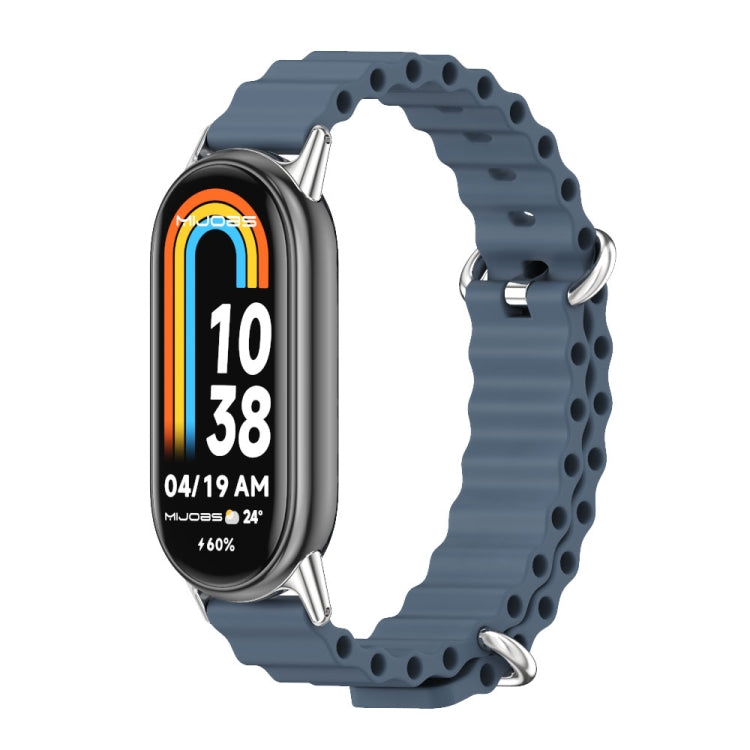Mijobs Marine Silicone Breathable Watch Band