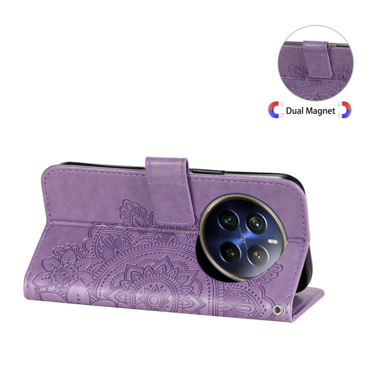 Seven-petal Flowers Embossing Leather Phone Case, For Realme 12 Pro+, For Realme C67 4G Global, For Realme C67 / 11 5G Taiwan Version, For Realme 11 4G Global, For Realme C53 / Narzo N53, For Realme 11, For Realme 11 Pro / 11 Pro+, For Realme C65 4G   ...