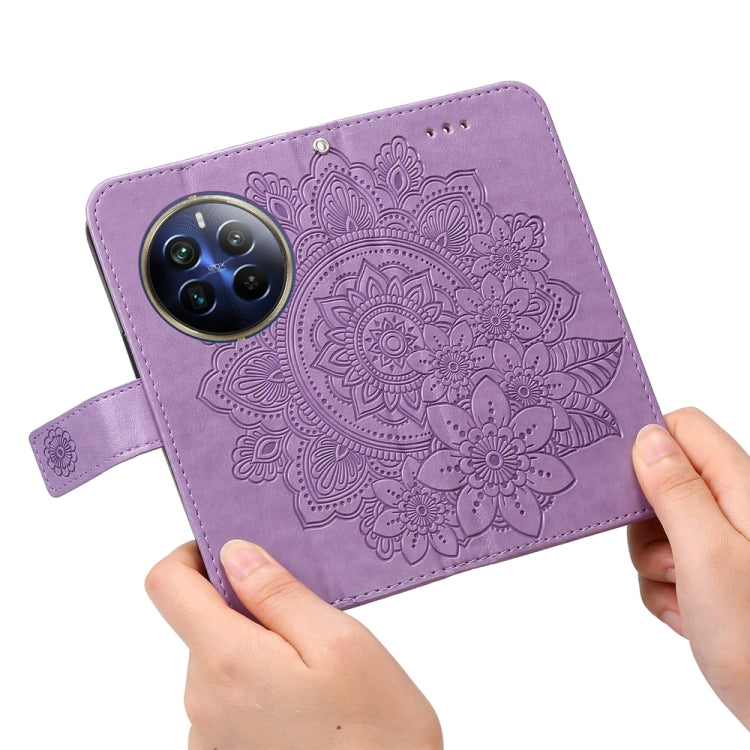 Seven-petal Flowers Embossing Leather Phone Case, For Realme 12 Pro+, For Realme C67 4G Global, For Realme C67 / 11 5G Taiwan Version, For Realme 11 4G Global, For Realme C53 / Narzo N53, For Realme 11, For Realme 11 Pro / 11 Pro+, For Realme C65 4G   ...