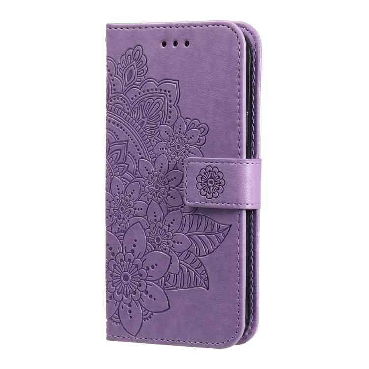 Seven-petal Flowers Embossing Leather Phone Case, For Realme 16 Pro+ 5G, For Realme 16 Pro 5G, For Realme 15x 5G India / Realme C85 5G, For Realme C85 Pro 4G, For Realme 15T 5G, For Realme Narzo 80 Lite 4G / C71 India, For Realme 15 5G / Realme 15 Pro ...