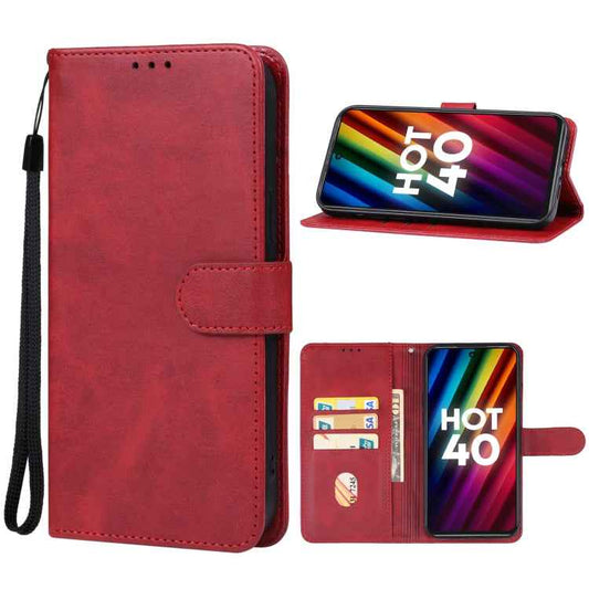 Leather Phone Case, For Infinix Hot 40