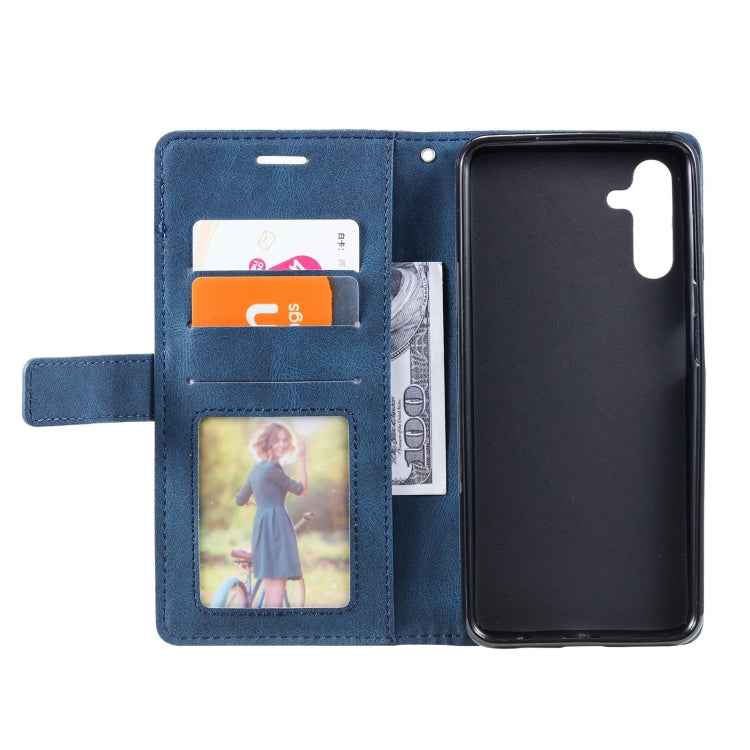 Skin Feel Splicing Leather Phone Case, For Samsung Galaxy A25 5G, For Samsung Galaxy S23 FE 5G, For Samsung Galaxy A24, For Samsung Galaxy A04e /F04, For Samsung Galaxy A34 5G, For Samsung Galaxy A54 5G