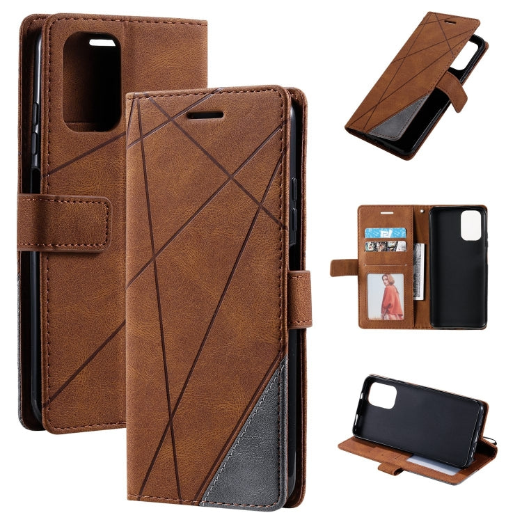 Skin Feel Splicing Leather Phone Case, For Xiaomi Redmi Note 13 Pro+, For Xiaomi Redmi Note 13 Pro 5G, For Xiaomi 13T / Redmi K60 Ultra, For Redmi 12 4G, For Xiaomi POCO F5, For Redmi K60 / K60 Pro, For Redmi Note 12S 4G Global                         ...