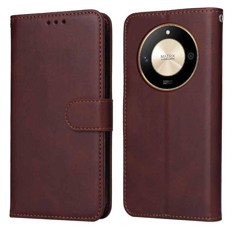 Classic Calf Texture Flip Leather Phone Case, For Honor X6a, For Honor X50, For Honor X50i 5G