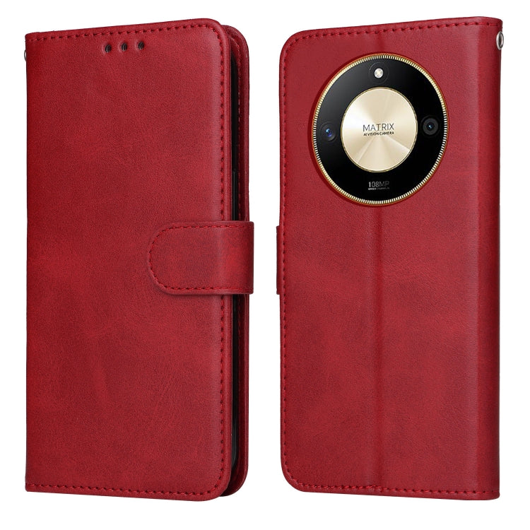 Classic Calf Texture Flip Leather Phone Case, For Honor X6a, For Honor X50, For Honor X50i 5G