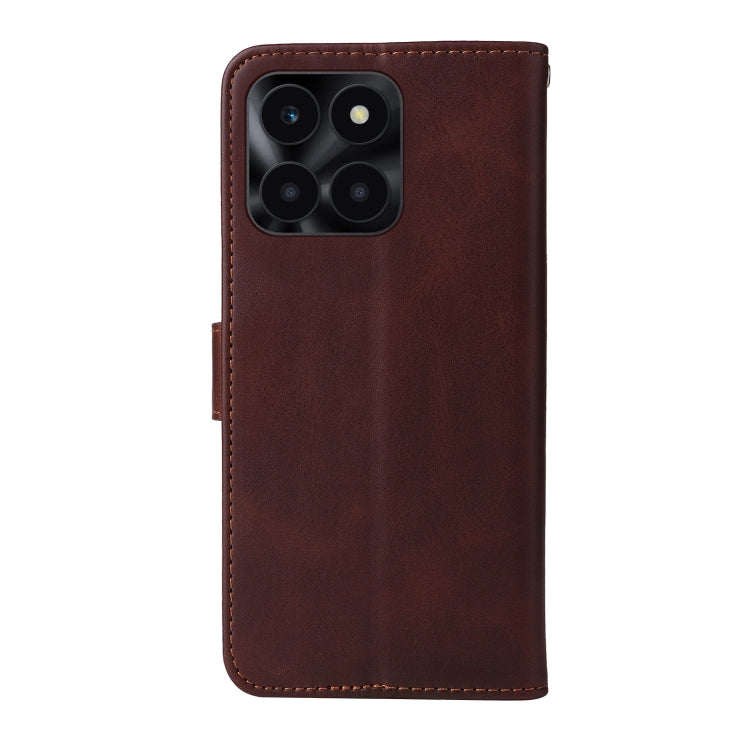 Classic Calf Texture Flip Leather Phone Case, For Honor X6a, For Honor X50, For Honor X50i 5G