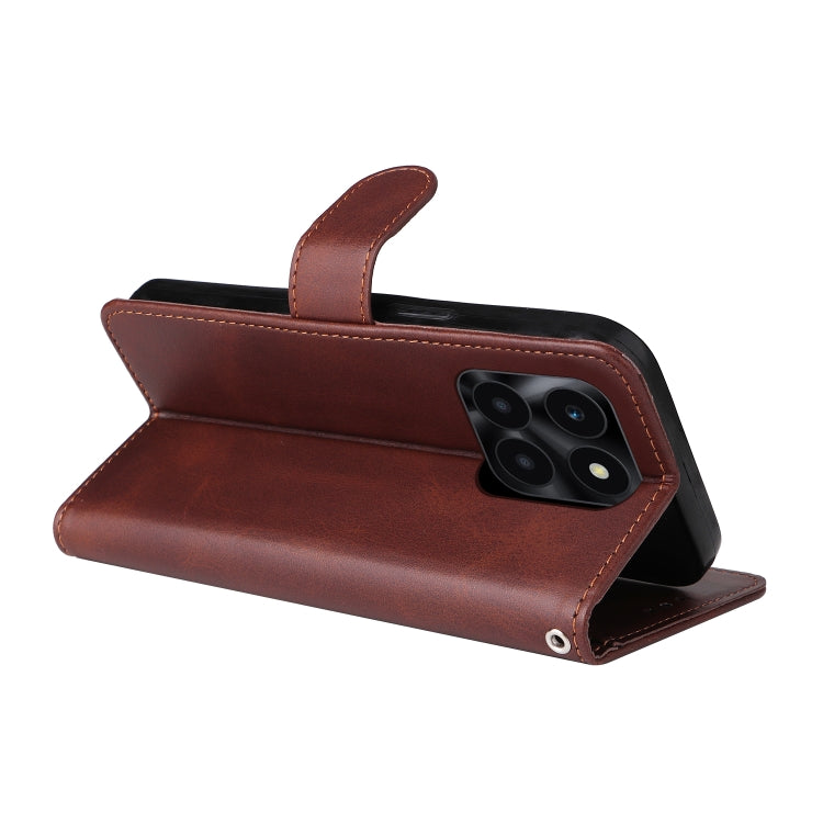 Classic Calf Texture Flip Leather Phone Case, For Honor X6a, For Honor X50, For Honor X50i 5G