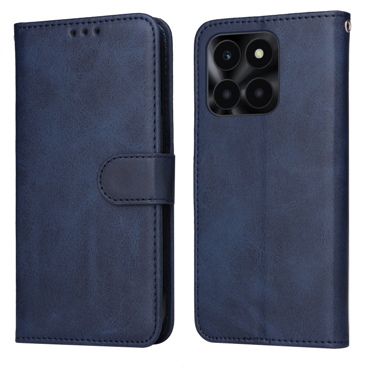 Classic Calf Texture Flip Leather Phone Case, For Honor X6a, For Honor X50, For Honor X50i 5G