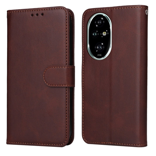 Classic Calf Texture Flip Leather Phone Case, For Honor 200 Pro, For Honor 200 Lite Global, For Honor Magic6 Pro, For Honor X8b, For Honor 90 GT, For Honor 100 Pro, For Honor 100, For Honor X50i+, For Honor Play 50 Plus