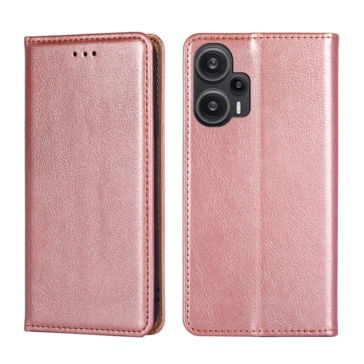 Gloss Oil Solid Color Magnetic Leather Phone Case, For Xiaomi Redmi Note 12S 4G, For Xiaomi Redmi Note 12 Turbo, For Xiaomi 13 Ultra 5G