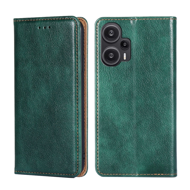 Gloss Oil Solid Color Magnetic Leather Phone Case, For Xiaomi Redmi Note 12S 4G, For Xiaomi Redmi Note 12 Turbo, For Xiaomi 13 Ultra 5G