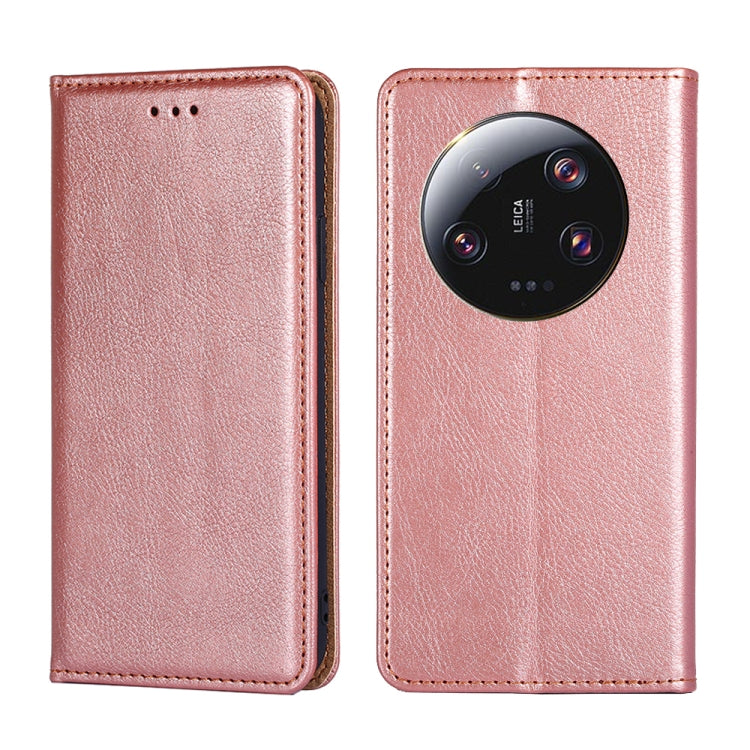 Gloss Oil Solid Color Magnetic Leather Phone Case, For Xiaomi Redmi Note 12S 4G, For Xiaomi Redmi Note 12 Turbo, For Xiaomi 13 Ultra 5G