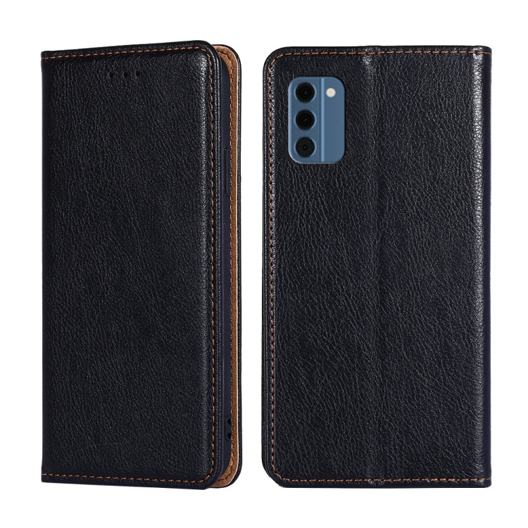 Gloss Oil Solid Color Magnetic Leather Phone Case