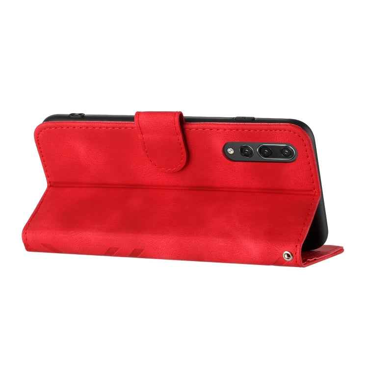 Line Pattern Skin Feel Leather Phone Case, For Huawei P20 Pro, For Huawei P20 lite, For Huawei P smart 2018/Enjoy 7S, For Huawei Mate 10 Lite/Maimang 6, For Huawei Mate 10 Pro, For Huawei P10 Lite