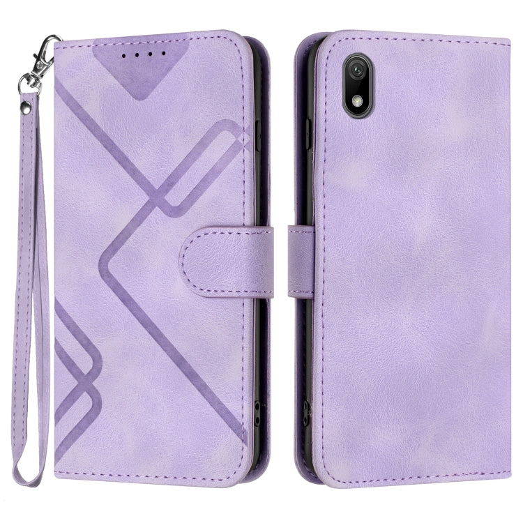 Line Pattern Skin Feel Leather Phone Case, For Huawei nova 8 SE, For Huawei Y5 2019, For Huawei Y6 2019, For Huawei P30 lite/nova 4e, For Huawei P30 Pro, For Huawei P smart 2019/nova lite 3, For Huawei Mate 20 Pro, For Huawei Mate 20 lite/Maimang 7