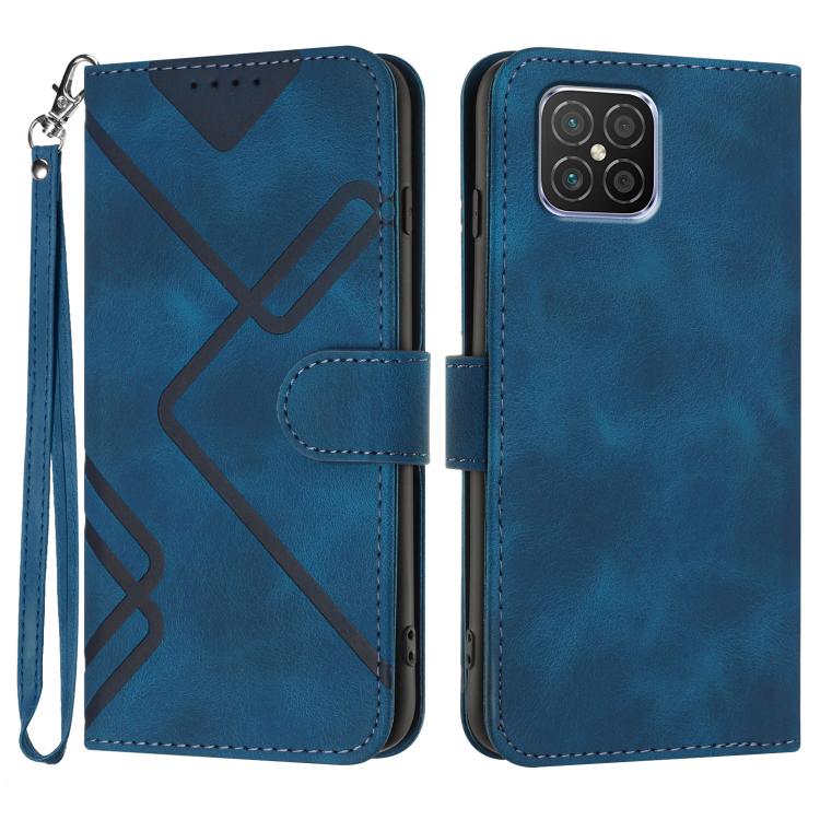 Line Pattern Skin Feel Leather Phone Case, For Huawei nova 8 SE, For Huawei Y5 2019, For Huawei Y6 2019, For Huawei P30 lite/nova 4e, For Huawei P30 Pro, For Huawei P smart 2019/nova lite 3, For Huawei Mate 20 Pro, For Huawei Mate 20 lite/Maimang 7