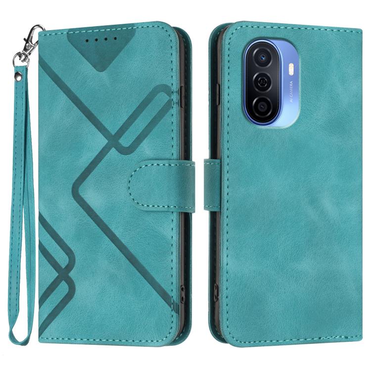 Line Pattern Skin Feel Leather Phone Case, For Huawei Enjoy 70, For Huawei P60 / P60 Pro, For Huawei Enjoy 50 Pro / nova Y90, For Huawei Enjoy 50 / nova Y70, For Huawei Enjoy 20e, For Huawei P50 Pro, For Huawei P50, For Huawei Enjoy 20 SE 4G