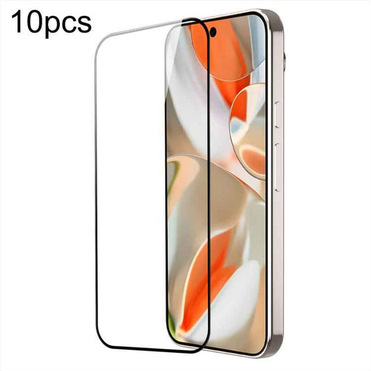 10pcs DUX DUCIS 0.33mm 9H Medium Alumina Tempered Glass Film, For Google Pixel 9 Pro XL / 10 Pro XL, For Google Pixel 9 / 9 Pro / 10 / 10 Pro, For Google Pixel 9a, For Google Pixel 8a, For Google Pixel 8 Pro, For Google Pixel 8