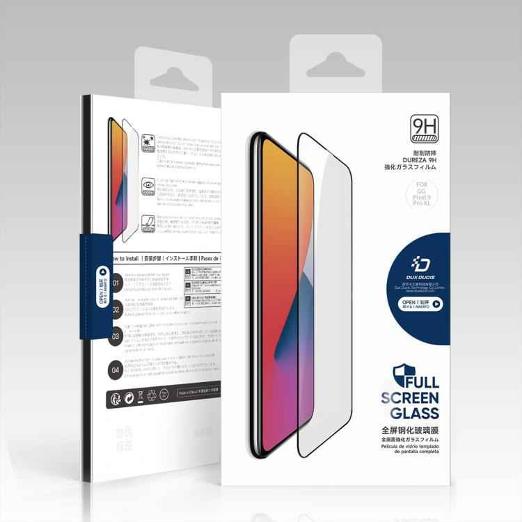 10pcs DUX DUCIS 0.33mm 9H Medium Alumina Tempered Glass Film, For Google Pixel 9 Pro XL / 10 Pro XL, For Google Pixel 9 / 9 Pro / 10 / 10 Pro, For Google Pixel 9a, For Google Pixel 8a, For Google Pixel 8 Pro, For Google Pixel 8