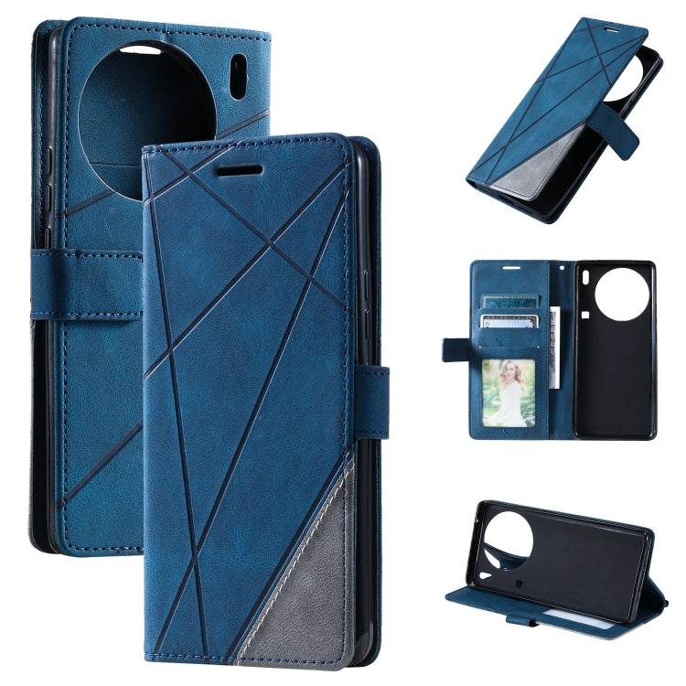 Skin Feel Splicing Leather Phone Case