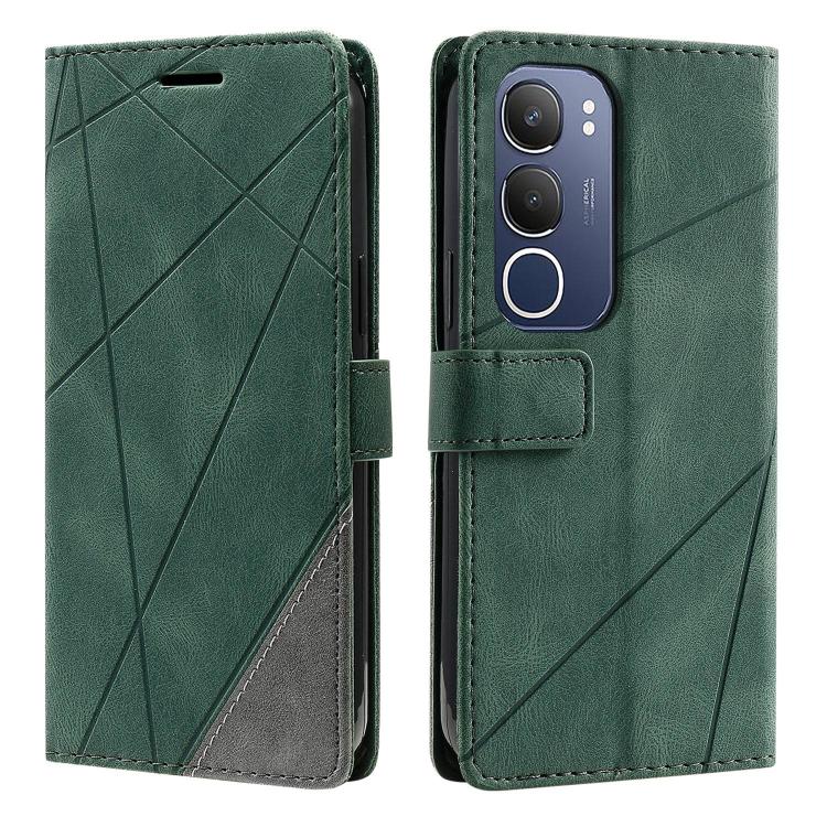 Skin Feel Splicing Leather Phone Case
