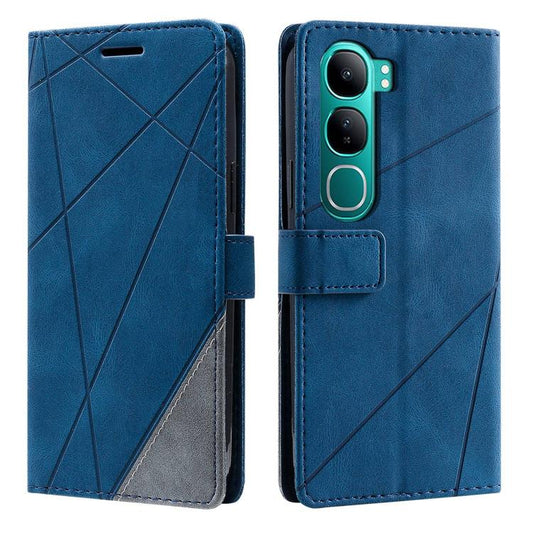 Skin Feel Splicing Leather Phone Case