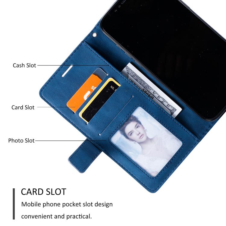 Skin Feel Splicing Leather Phone Case