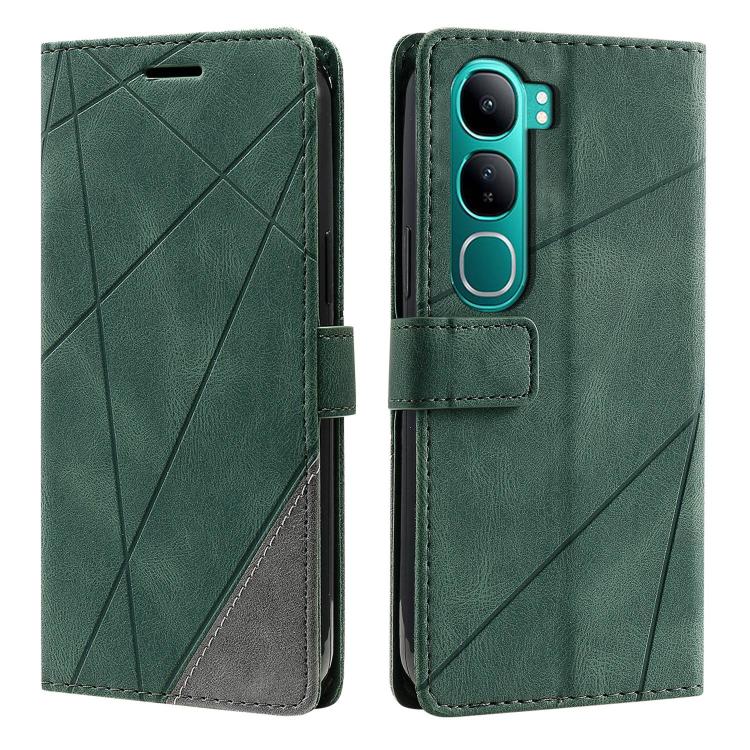 Skin Feel Splicing Leather Phone Case