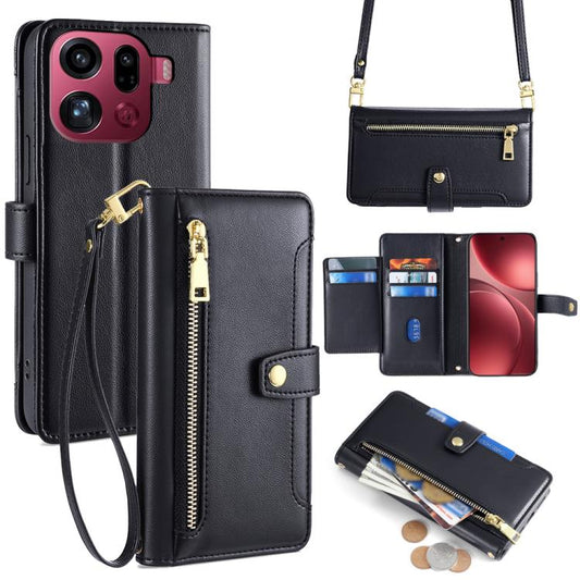 Sheep Texture Cross-body Zipper Wallet Leather Phone Case, For OPPO Find X9 Pro 5G, For OPPO K13 Turbo Pro 5G, For OPPO Reno14 F 5G, For OPPO A5x 5G Global, For OPPO A5 5G 2025 Global, For OPPO Reno14 Pro 5G, For OPPO Reno14 5G, For OPPO Find X8s+ 5G