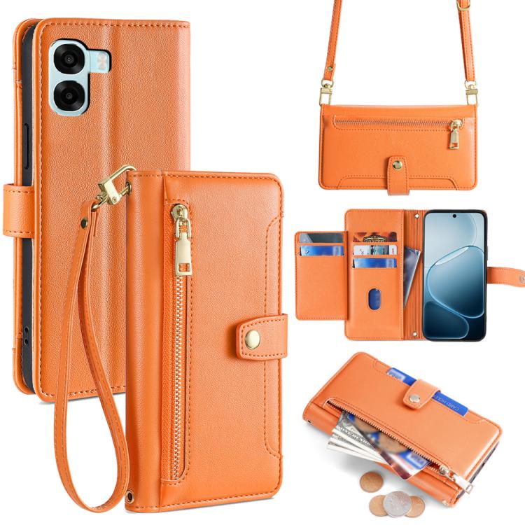 Sheep Texture Cross-body Zipper Wallet Leather Phone Case, For OPPO Find X9s Pro 5G, For OPPO Find X9 Ultra 5G, For OPPO A6s 4G, For OPPO Reno15 F 5G, For OPPO A6x 4G Global, For OPPO Reno15 5G Global, For OPPO Find X9 5G, For OPPO F31 5G