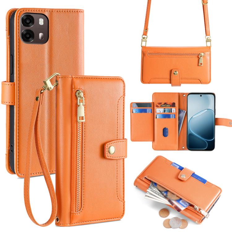 Sheep Texture Cross-body Zipper Wallet Leather Phone Case, For OPPO Find X9s Pro 5G, For OPPO Find X9 Ultra 5G, For OPPO A6s 4G, For OPPO Reno15 F 5G, For OPPO A6x 4G Global, For OPPO Reno15 5G Global, For OPPO Find X9 5G, For OPPO F31 5G