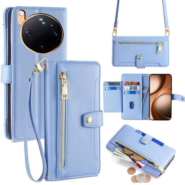 Sheep Texture Cross-body Zipper Wallet Leather Phone Case, For OPPO Find X9s Pro 5G, For OPPO Find X9 Ultra 5G, For OPPO A6s 4G, For OPPO Reno15 F 5G, For OPPO A6x 4G Global, For OPPO Reno15 5G Global, For OPPO Find X9 5G, For OPPO F31 5G