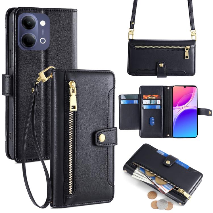 Sheep Texture Cross-body Zipper Wallet Leather Phone Case, For vivo X300s 5G, For vivo V70 FE 5G, For vivo Y05 4G, For vivo Y500i 5G, For vivo X300 Ultra 5G, For vivo S50 Pro mini 5G, For vivo S50 5G, For vivo X300 Pro 5G
