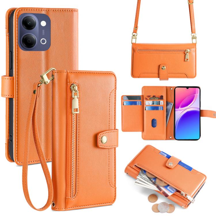 Sheep Texture Cross-body Zipper Wallet Leather Phone Case, For vivo X300s 5G, For vivo V70 FE 5G, For vivo Y05 4G, For vivo Y500i 5G, For vivo X300 Ultra 5G, For vivo S50 Pro mini 5G, For vivo S50 5G, For vivo X300 Pro 5G