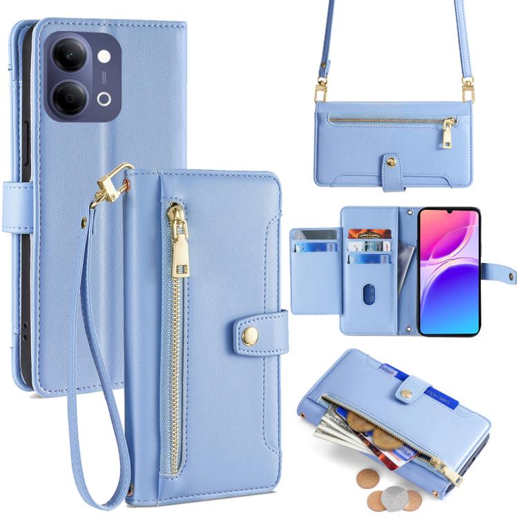 Sheep Texture Cross-body Zipper Wallet Leather Phone Case, For vivo X300s 5G, For vivo V70 FE 5G, For vivo Y05 4G, For vivo Y500i 5G, For vivo X300 Ultra 5G, For vivo S50 Pro mini 5G, For vivo S50 5G, For vivo X300 Pro 5G