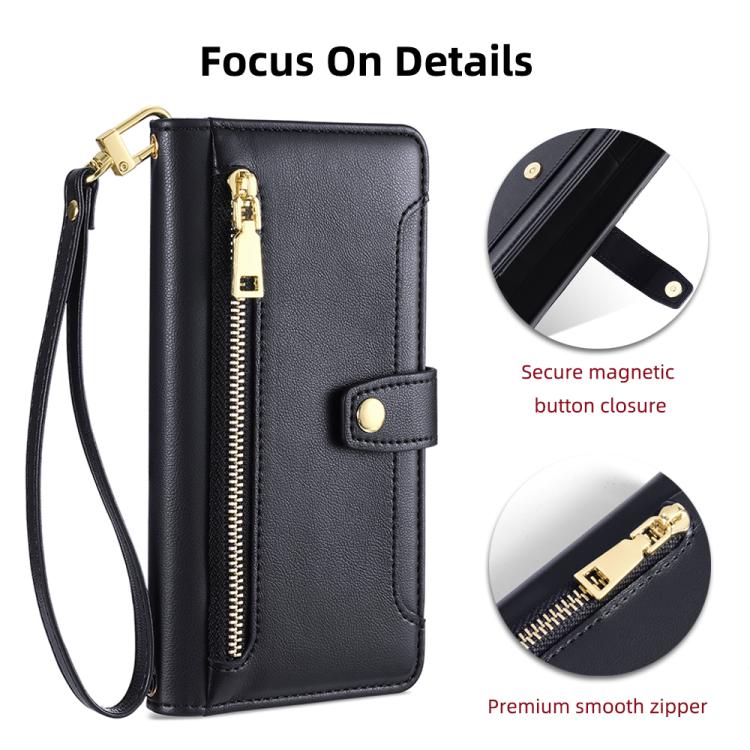 Sheep Texture Cross-body Zipper Wallet Leather Phone Case, For vivo Y300 Pro 5G, For vivo S19 Pro, For vivo S19, For vivo Y28 4G, For vivo X100s, For vivo Y38 5G / T3x Global, For vivo V30e 5G Global, For vivo iQOO Z9x
