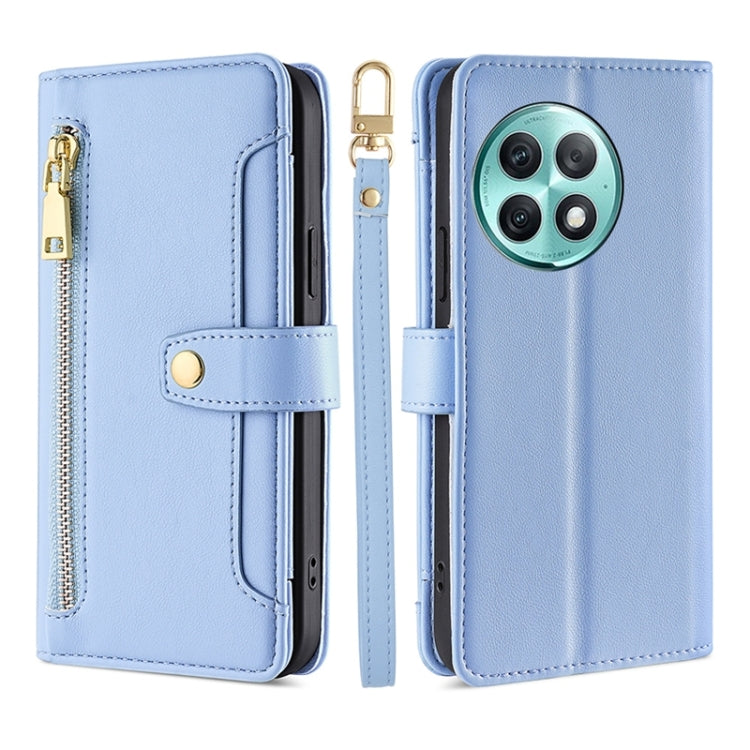 Sheep Texture Cross-body Zipper Wallet Leather Phone Case, For OnePlus Nord CE 4 Lite 5G, For OnePlus Ace 3V 5G, For OnePlus Nord CE4, For OnePlus Ace 2 Pro, For OnePlus Nord CE3 5G, For OnePlus Nord CE 3 Lite 5G