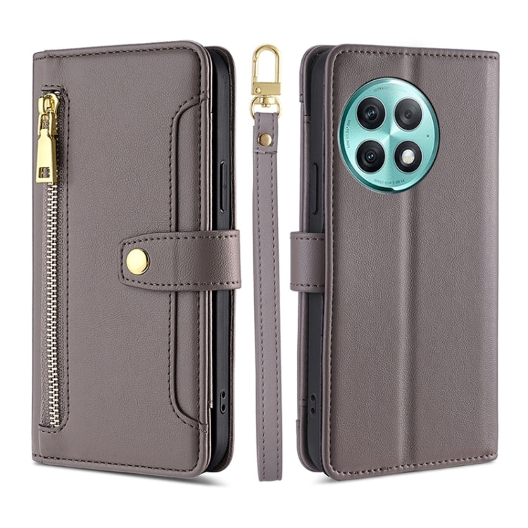 Sheep Texture Cross-body Zipper Wallet Leather Phone Case, For OnePlus Nord CE 4 Lite 5G, For OnePlus Ace 3V 5G, For OnePlus Nord CE4, For OnePlus Ace 2 Pro, For OnePlus Nord CE3 5G, For OnePlus Nord CE 3 Lite 5G