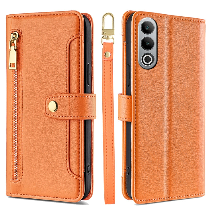 Sheep Texture Cross-body Zipper Wallet Leather Phone Case, For OnePlus Ace 3V 5G, For OnePlus Nord CE4, For OnePlus Ace 2 Pro, For OnePlus Nord CE3 5G, For OnePlus Nord CE 3 Lite 5G