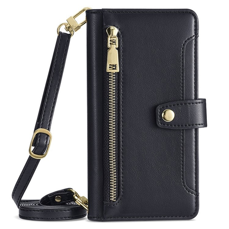 Sheep Texture Cross-body Zipper Wallet Leather Phone Case, For OnePlus Nord CE 4 Lite 5G, For OnePlus Ace 3V 5G, For OnePlus Nord CE4, For OnePlus Ace 2 Pro, For OnePlus Nord CE3 5G, For OnePlus Nord CE 3 Lite 5G