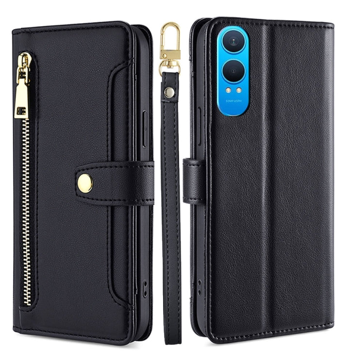 Sheep Texture Cross-body Zipper Wallet Leather Phone Case, For OnePlus Nord CE 4 Lite 5G, For OnePlus Ace 3V 5G, For OnePlus Nord CE4, For OnePlus Ace 2 Pro, For OnePlus Nord CE3 5G, For OnePlus Nord CE 3 Lite 5G