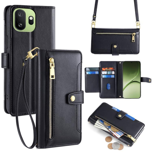 Sheep Texture Cross-body Zipper Wallet Leather Phone Case, For OnePlus 15T 5G, For OnePlus Turbo 6 / 6V, For OnePlus Ace 6, For OnePlus 15 5G, For OnePlus Ace 5 Ultra / Nord 5, For OnePlus Ace 5 Racing / Nord CE5, For OnePlus Ace 5 / 5 Pro             ...