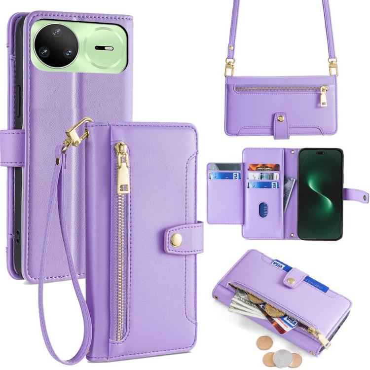 Sheep Texture Cross-body Zipper Wallet Leather Phone Case, For Huawei nova 15 Ultra, For Huawei nova 15 Pro, For Huawei nova 15, For Huawei Mate 80 Pro Max 5G, For Huawei Mate 80 5G, For Huawei Maimang 40 5G, For Huawei Pura 80 5G                      ...