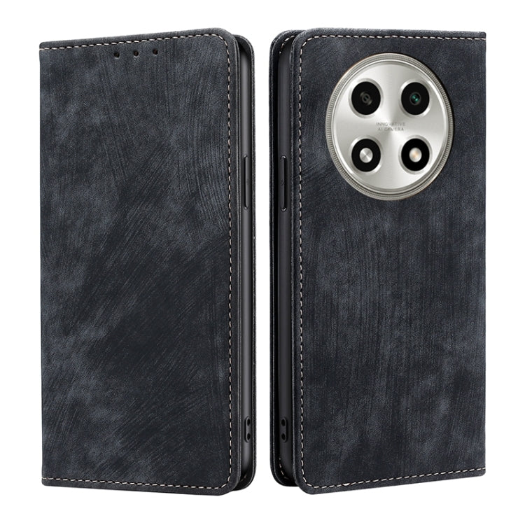 RFID Anti-theft Brush Magnetic Leather Phone Case, For OPPO A38 4G / A18 4G, For OPPO A2 Pro 5G, For OPPO A58 4G, For OPPO Reno10 5G / Reno10 Pro 5G Global, For OPPO A78 4G, For OPPO Reno10 Pro+ 5G, For OPPO A1 5G, For OPPO A79 5G