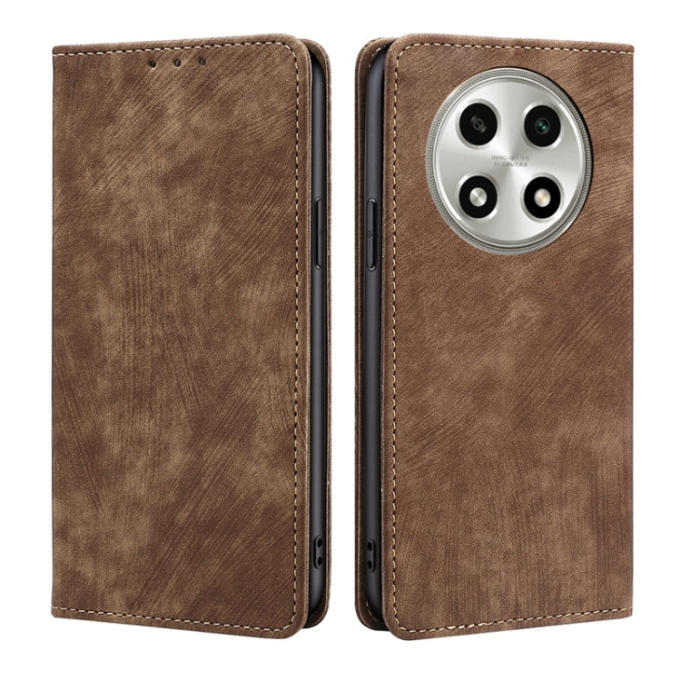 RFID Anti-theft Brush Magnetic Leather Phone Case, For OPPO A38 4G / A18 4G, For OPPO A2 Pro 5G, For OPPO A58 4G, For OPPO Reno10 5G / Reno10 Pro 5G Global, For OPPO A78 4G, For OPPO Reno10 Pro+ 5G, For OPPO A1 5G, For OPPO A79 5G