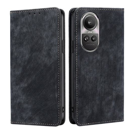 RFID Anti-theft Brush Magnetic Leather Phone Case, For OPPO Reno10 5G / Reno10 Pro 5G Global, For OPPO A78 4G, For OPPO Reno10 Pro+ 5G, For OPPO A1 5G, For OPPO A79 5G